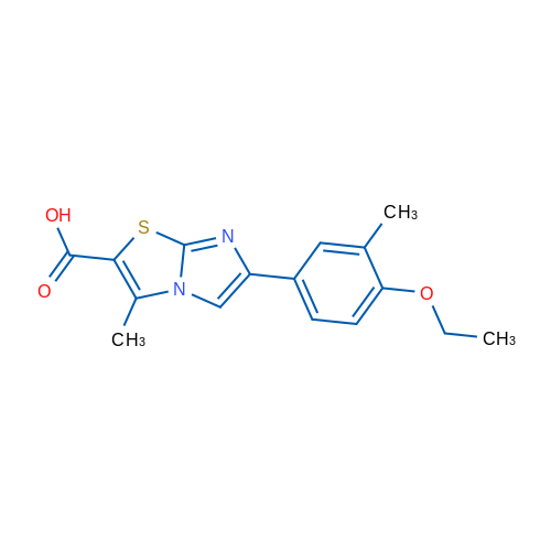 6-(4-Ethoxy-3-methylphenyl)-3-methylimidazo[2,1-b]thiazole-2-carboxylic acid 5g