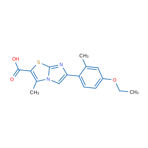 6-(4-Ethoxy-2-methylphenyl)-3-methylimidazo[2,1-b]thiazole-2-carboxylic acid 1g