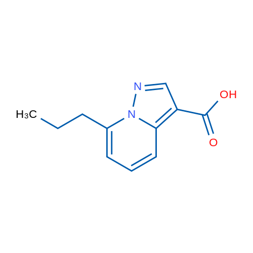 7-Propylpyrazolo[1,5-a]pyridine-3-carboxylic acid 1g
