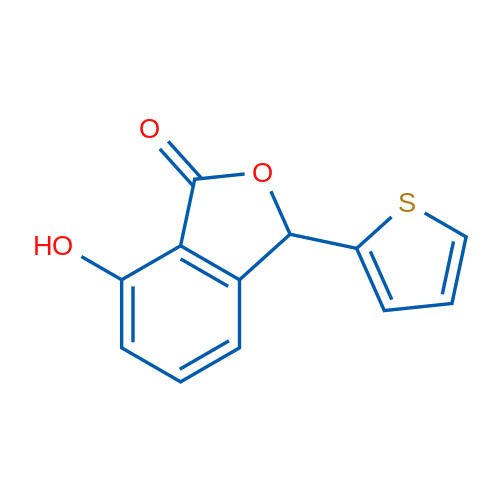 7-Hydroxy-3-(thiophen-2-yl)isobenzofuran-1(3H)-one 250mg