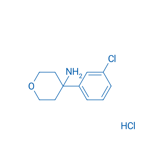 4-(3-Chlorophenyl)tetrahydro-2H-pyran-4-amine hydrochloride 250mg