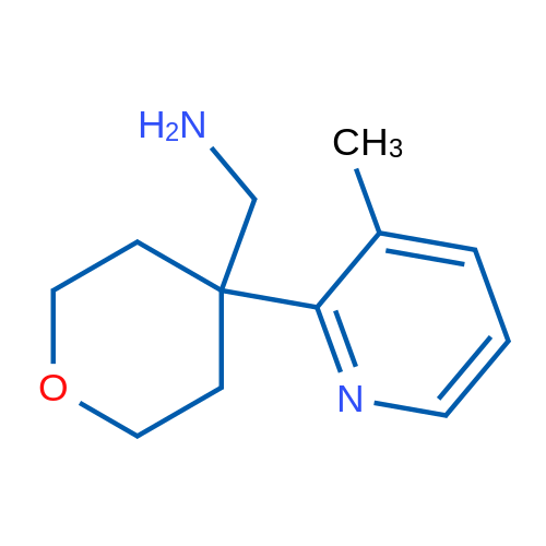 (4-(3-Methylpyridin-2-yl)tetrahydro-2H-pyran-4-yl)methanamine 1g