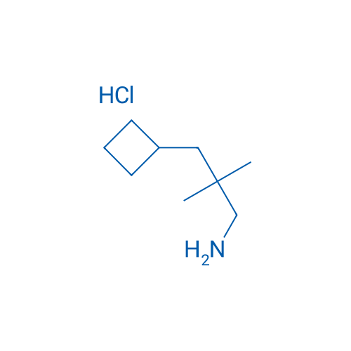 3-Cyclobutyl-2,2-dimethylpropan-1-amine hydrochloride 1g