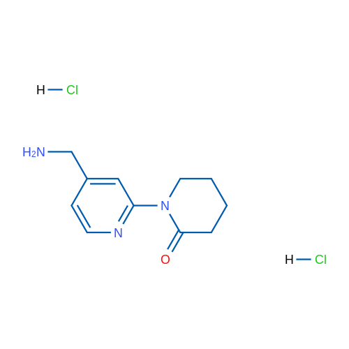 1-(4-(Aminomethyl)pyridin-2-yl)piperidin-2-one dihydrochloride 1g