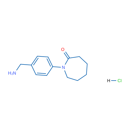 1-(4-(Aminomethyl)phenyl)azepan-2-one hydrochloride 1g