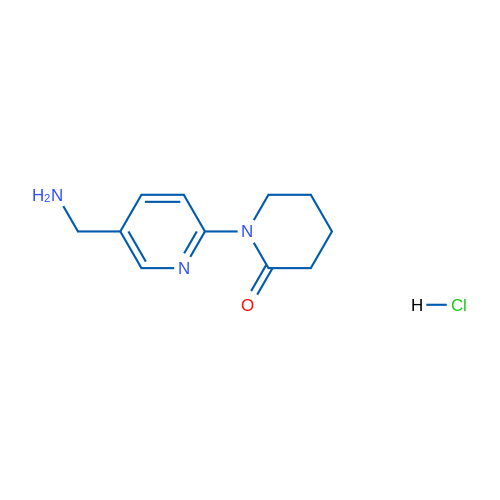 1-(5-(Aminomethyl)pyridin-2-yl)piperidin-2-one hydrochloride 1g