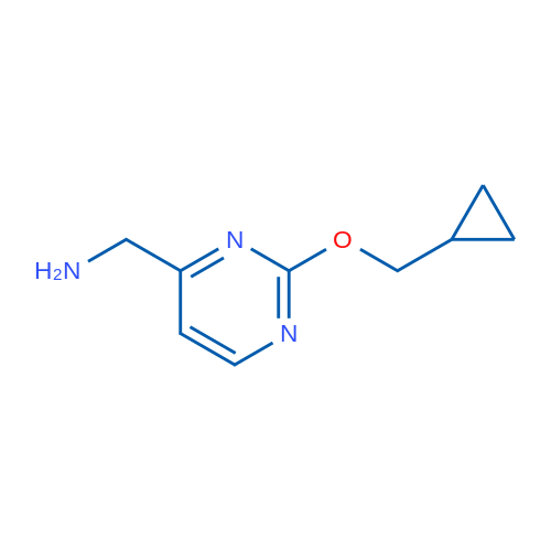 (2-(Cyclopropylmethoxy)pyrimidin-4-yl)methanamine 1g