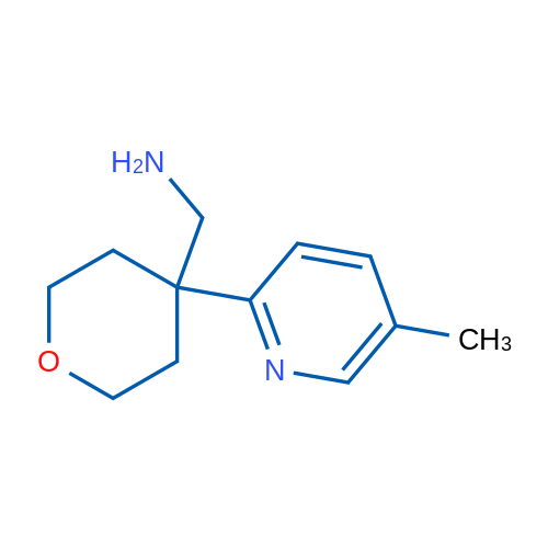 (4-(5-Methylpyridin-2-yl)tetrahydro-2H-pyran-4-yl)methanamine 1g