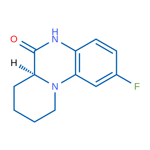 (S)-2-Fluoro-7,8,9,10-tetrahydro-5H-pyrido[1,2-a]quinoxalin-6(6aH)-one 1g