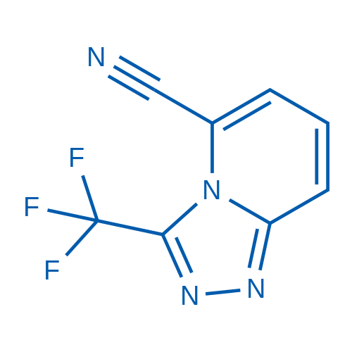 3-(Trifluoromethyl)-[1,2,4]triazolo[4,3-a]pyridine-5-carbonitrile 250mg