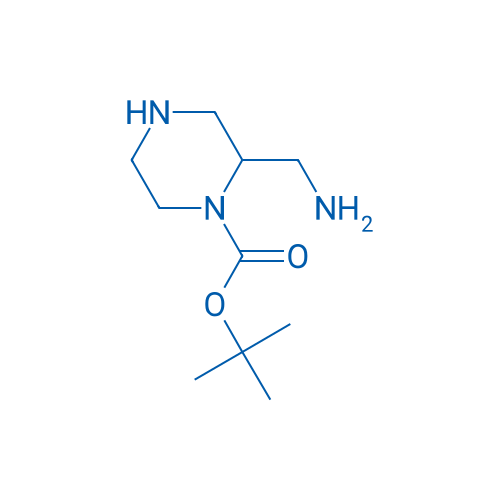 tert-Butyl 2-(aminomethyl)piperazine-1-carboxylate 250mg