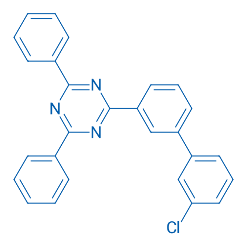 2-(3'-Chloro-[1,1'-biphenyl]-3-yl)-4,6-diphenyl-1,3,5-triazine 1g