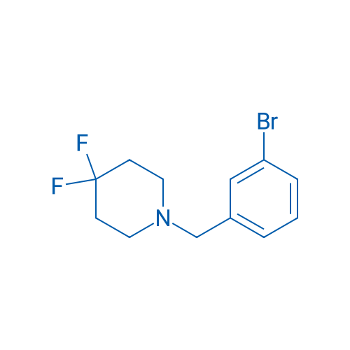 1-(3-Bromobenzyl)-4,4-difluoropiperidine 1g