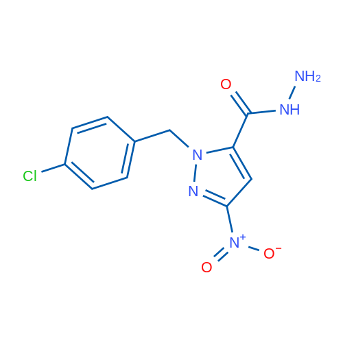 1-(4-Chlorobenzyl)-3-nitro-1H-pyrazole-5-carbohydrazide 5g