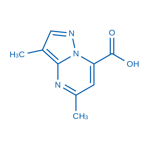 3,5-Dimethylpyrazolo[1,5-a]pyrimidine-7-carboxylic acid 100mg