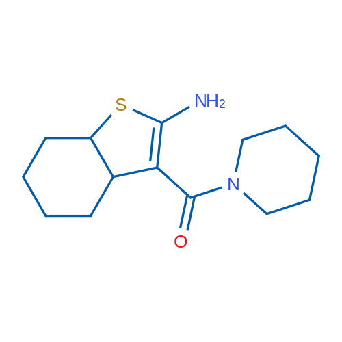 (2-Amino-3a,4,5,6,7,7a-hexahydrobenzo[b]thiophen-3-yl)(piperidin-1-yl)methanone 1g