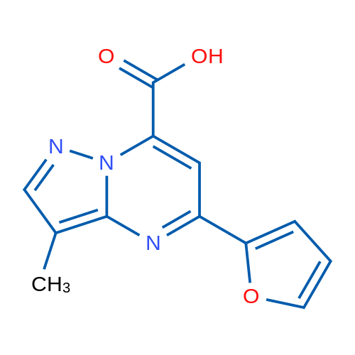 5-(Furan-2-yl)-3-methylpyrazolo[1,5-a]pyrimidine-7-carboxylic acid 1g