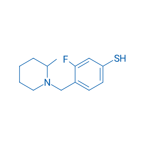3-Fluoro-4-((2-methylpiperidin-1-yl)methyl)benzenethiol 1g