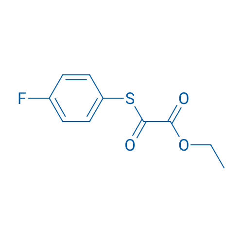 Ethyl 2-((4-fluorophenyl)thio)-2-oxoacetate 1g