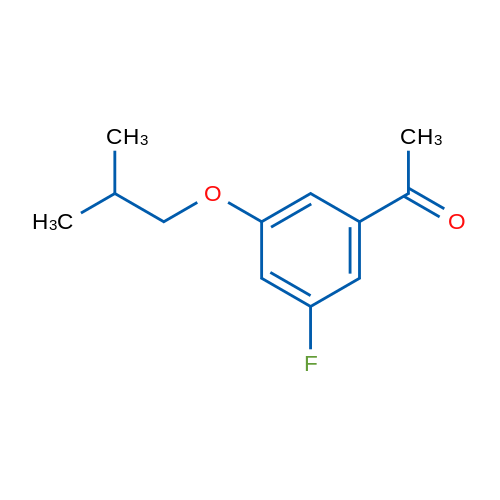 1-(3-Fluoro-5-isobutoxyphenyl)ethanone 1g