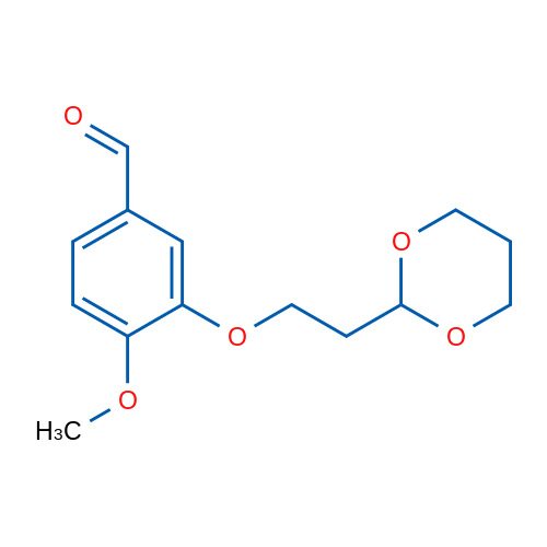 3-(2-(1,3-Dioxan-2-yl)ethoxy)-4-methoxybenzaldehyde 1g