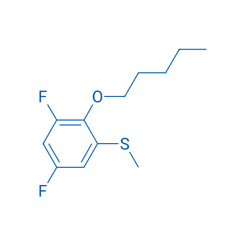 (3,5-Difluoro-2-(pentyloxy)phenyl)(methyl)sulfane 1g