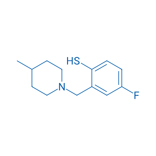 4-Fluoro-2-((4-methylpiperidin-1-yl)methyl)benzenethiol 1g