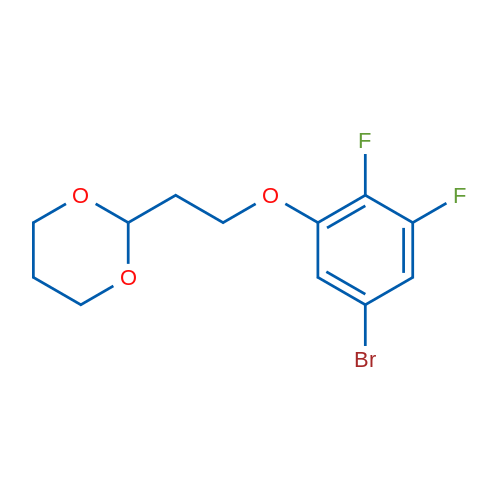 2-(2-(5-Bromo-2,3-difluorophenoxy)ethyl)-1,3-dioxane 1g