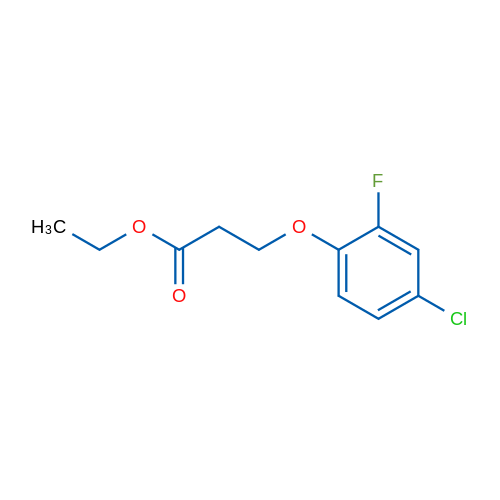 Ethyl 3-(4-chloro-2-fluorophenoxy)propanoate 1g