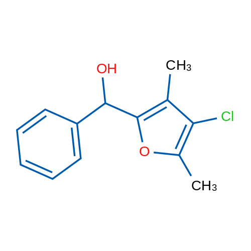 (4-Chloro-3,5-dimethylfuran-2-yl)(phenyl)methanol 1g