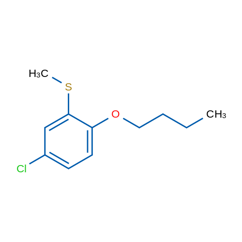(2-Butoxy-5-chlorophenyl)(methyl)sulfane 1g