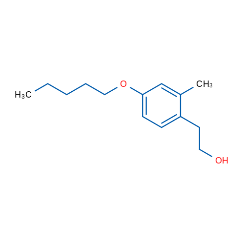 2-(2-Methyl-4-(pentyloxy)phenyl)ethanol 1g
