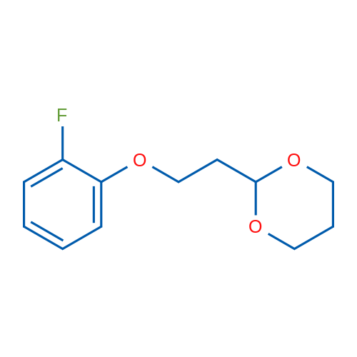 2-(2-(2-Fluorophenoxy)ethyl)-1,3-dioxane 1g