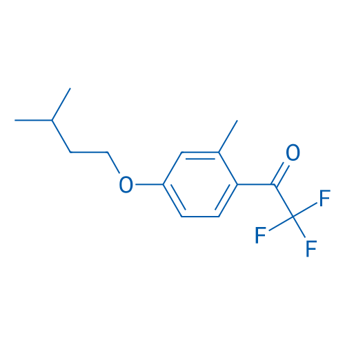 2,2,2-Trifluoro-1-(4-(isopentyloxy)-2-methylphenyl)ethanone 1g