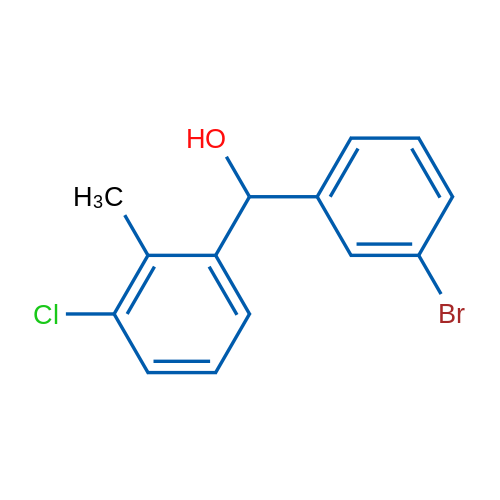 (3-Bromophenyl)(3-chloro-2-methylphenyl)methanol 1g
