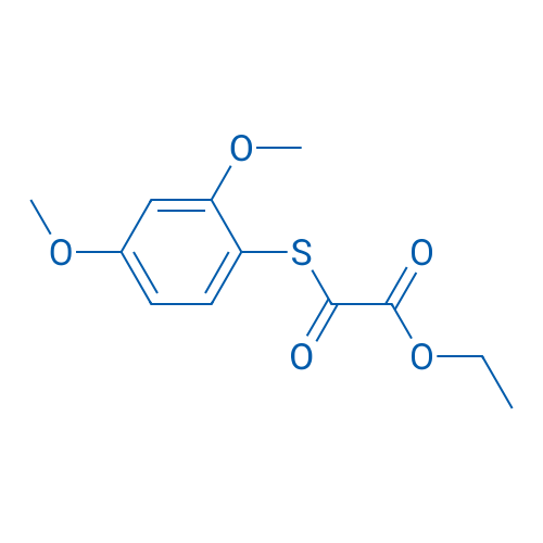 Ethyl 2-((2,4-dimethoxyphenyl)thio)-2-oxoacetate 1g