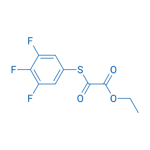 Ethyl 2-oxo-2-((3,4,5-trifluorophenyl)thio)acetate 1g