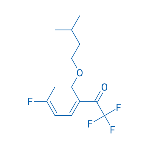2,2,2-Trifluoro-1-(4-fluoro-2-(isopentyloxy)phenyl)ethanone 1g