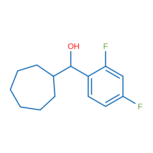 Cycloheptyl(2,4-difluorophenyl)methanol 1g