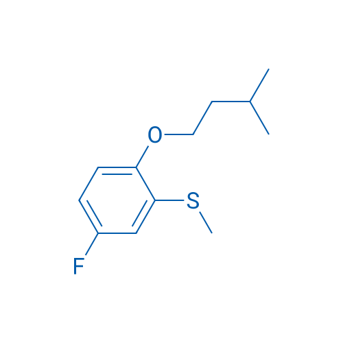 (5-Fluoro-2-(isopentyloxy)phenyl)(methyl)sulfane 1g