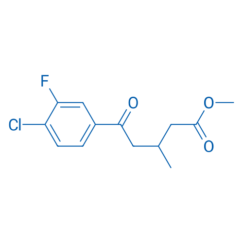 Methyl 5-(4-chloro-3-fluorophenyl)-3-methyl-5-oxopentanoate 1g