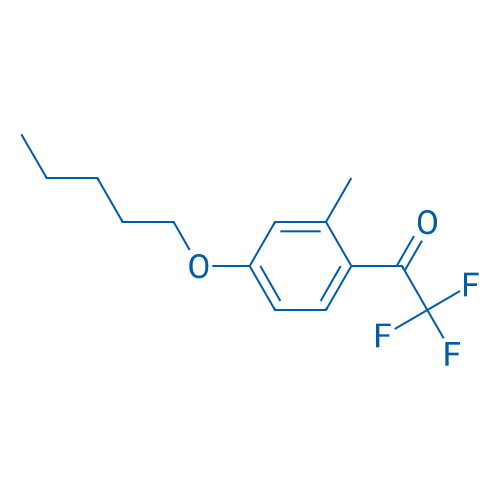 2,2,2-Trifluoro-1-(2-methyl-4-(pentyloxy)phenyl)ethanone 1g