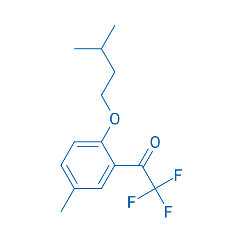 2,2,2-Trifluoro-1-(2-(isopentyloxy)-5-methylphenyl)ethanone 1g