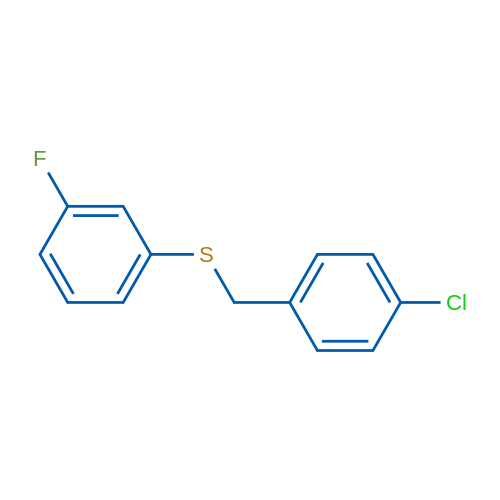 (4-Chlorobenzyl)(3-fluorophenyl)sulfane 1g