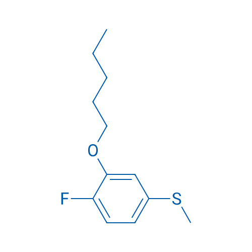 (4-Fluoro-3-(pentyloxy)phenyl)(methyl)sulfane 1g