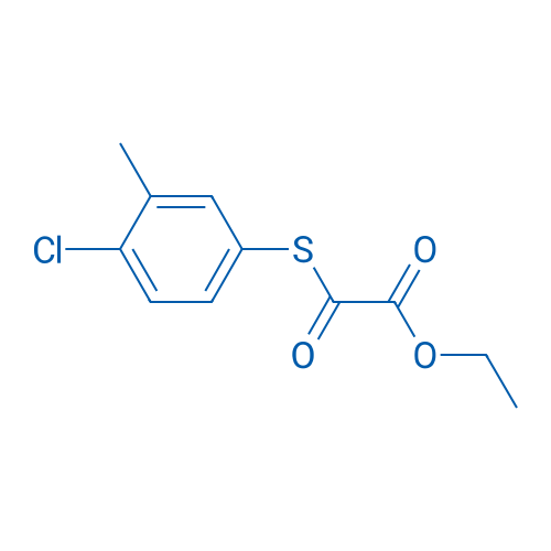 Ethyl 2-((4-chloro-3-methylphenyl)thio)-2-oxoacetate 1g