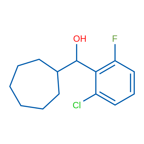 (2-Chloro-6-fluorophenyl)(cycloheptyl)methanol 1g