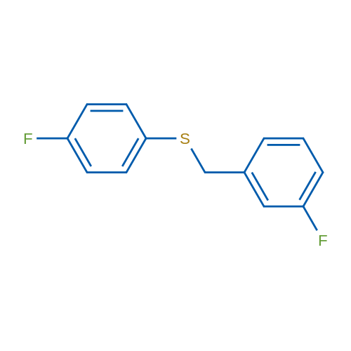 (3-Fluorobenzyl)(4-fluorophenyl)sulfane 1g