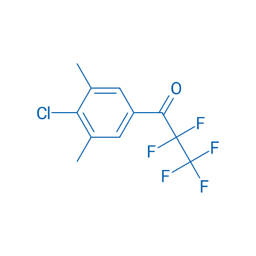 1-(4-Chloro-3,5-dimethylphenyl)-2,2,3,3,3-pentafluoropropan-1-one 1g