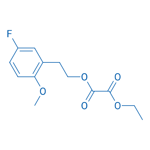 Ethyl 5-fluoro-2-methoxyphenethyl oxalate 1g